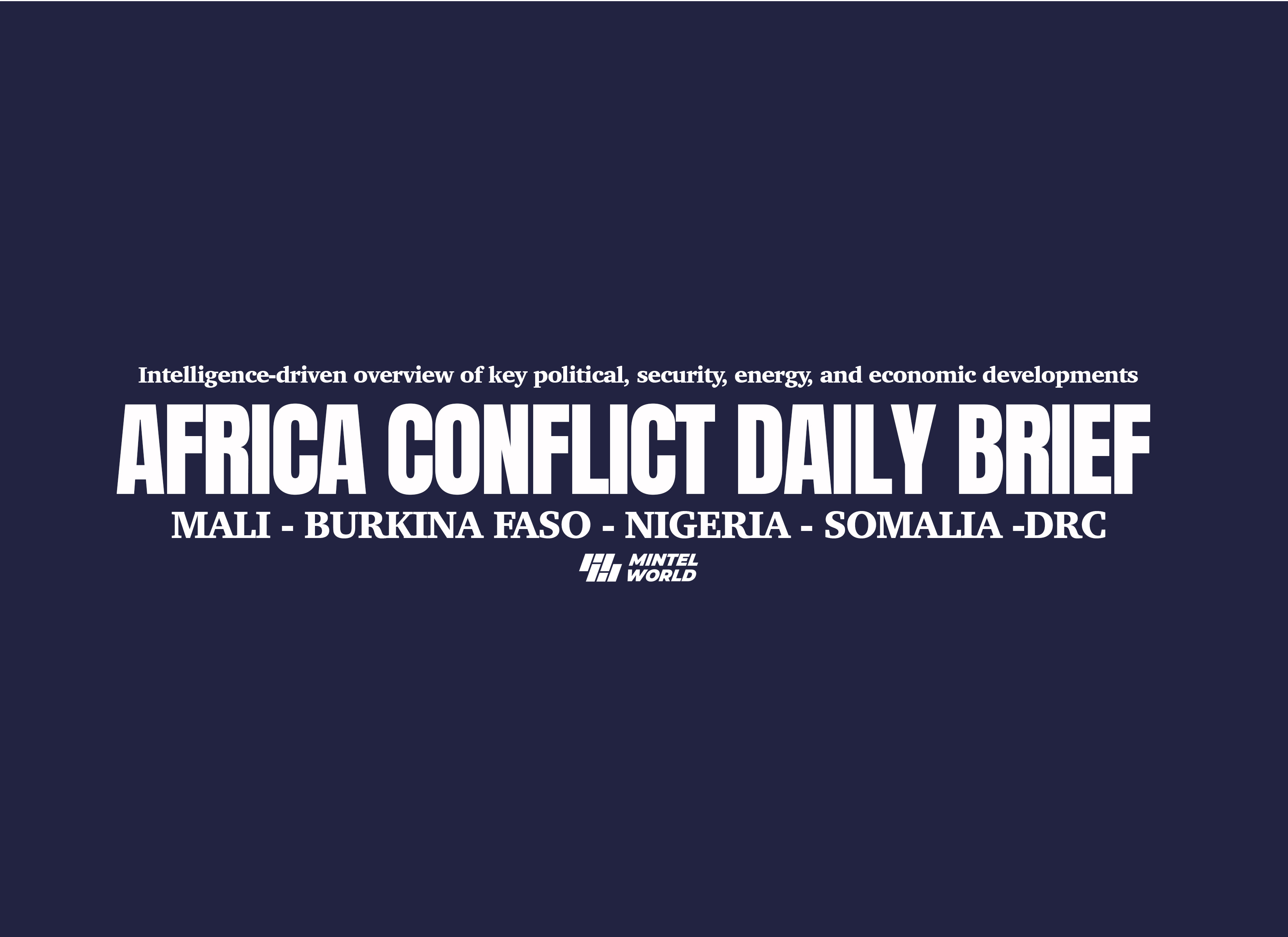 Africa Conflict Daily Brief - 6 February, 2026
