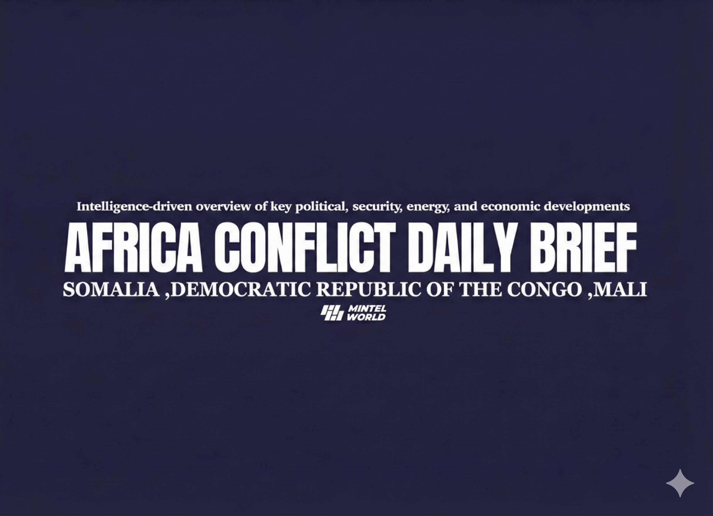 Africa Conflict-Diplomacy Daily Brief - 7 February, 2026