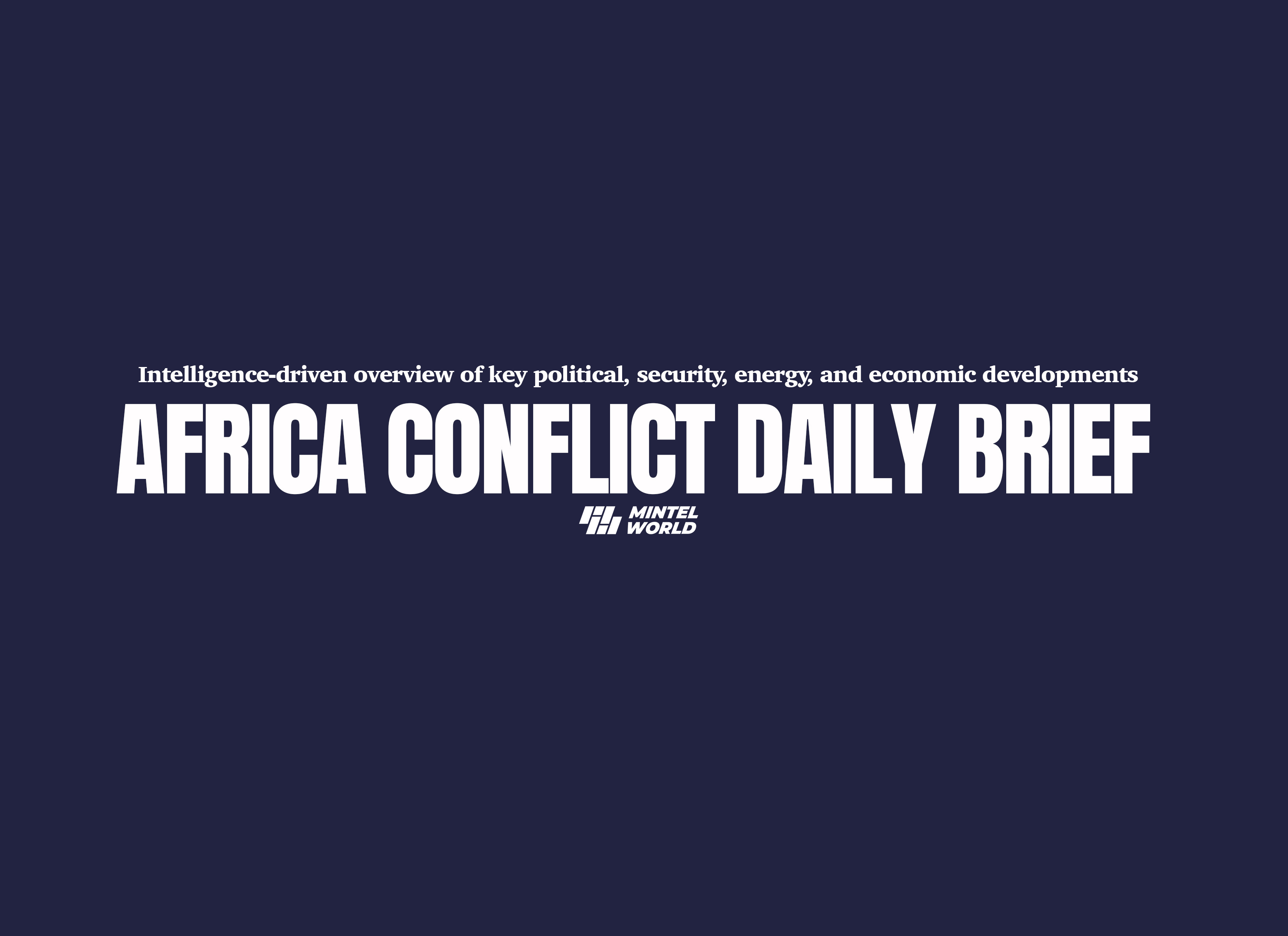 Africa Conflict-Diplomacy Daily Brief - 23 March, 2026