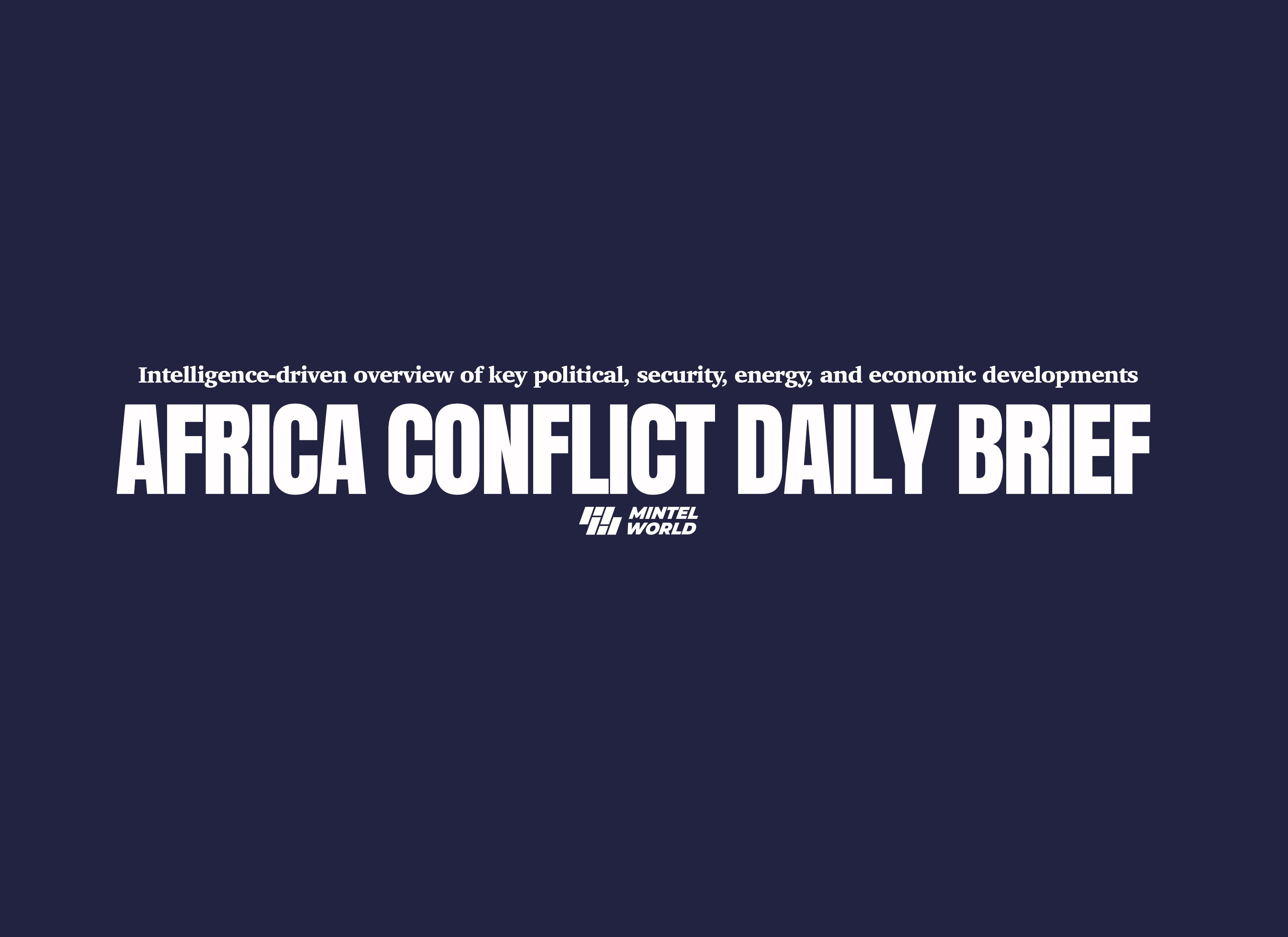 Africa Conflict-Diplomacy Daily Brief - 13 April , 2026